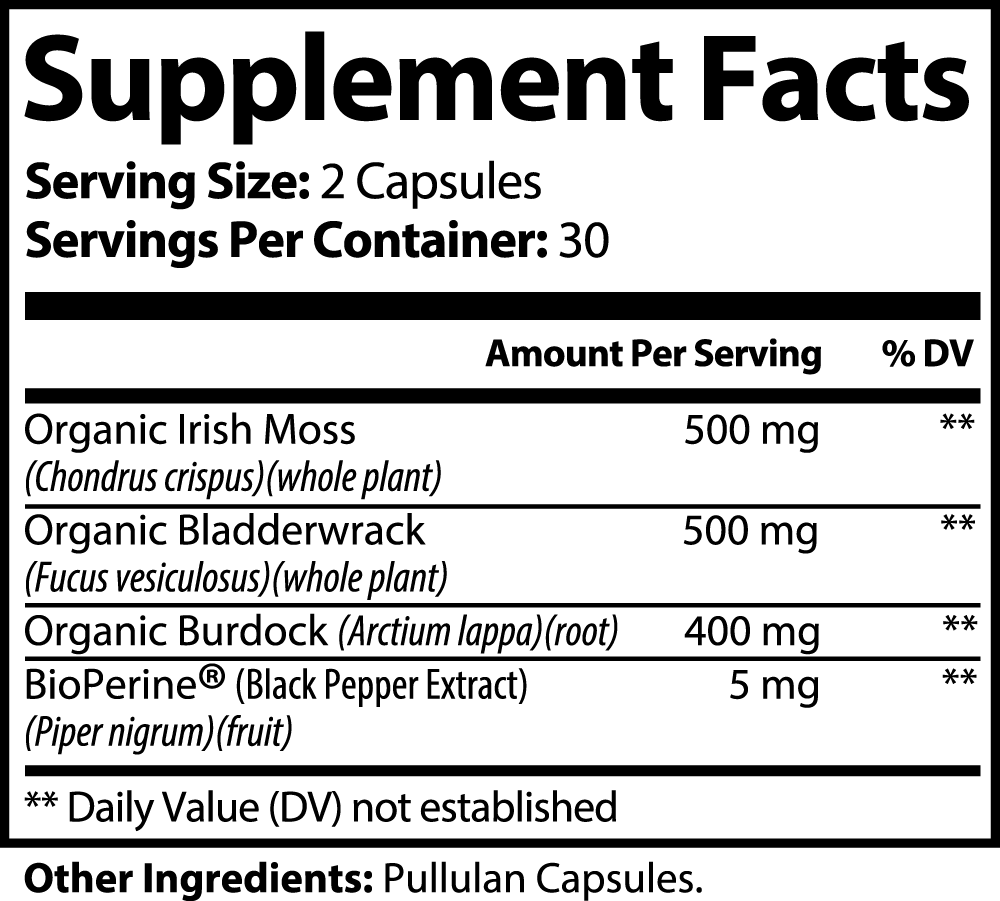 BYIS Sea Moss Capsules