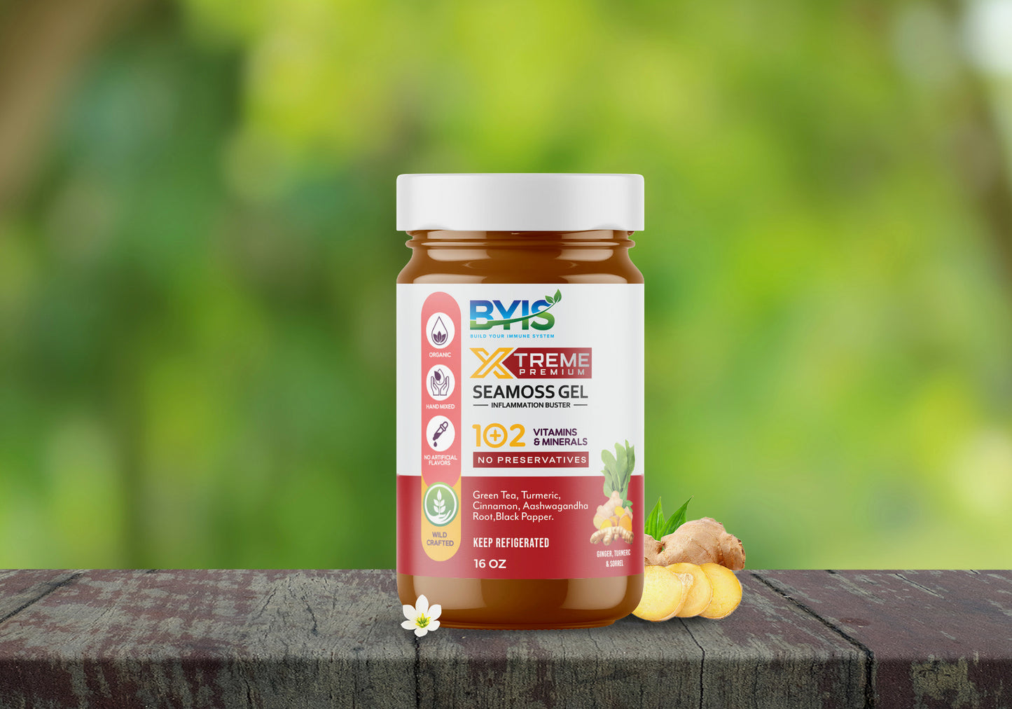 BYIS Inflammation Buster Sea Moss Gel