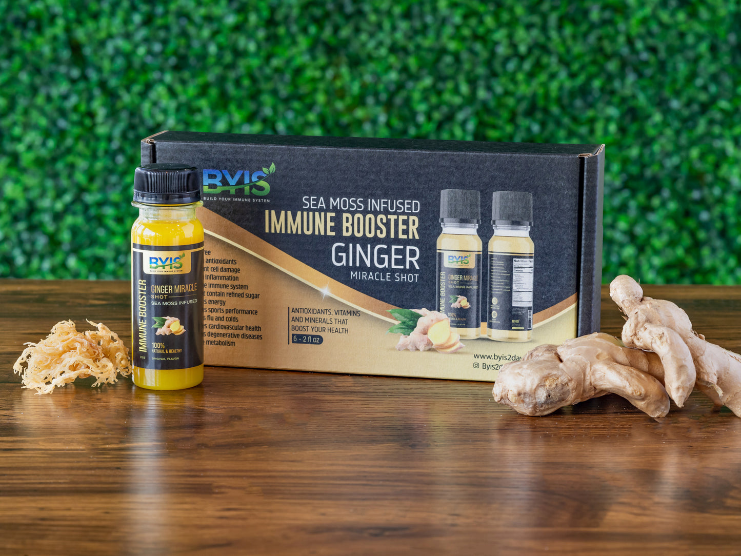 BYIS Ginger Miracle Shot: Your Natural Health Powerhouse!