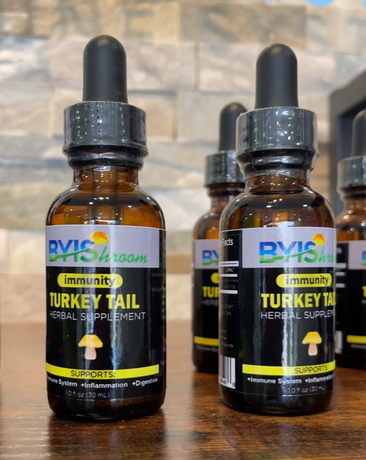 BYIS Turkey Tail Mushroom Extract Tincture (2 oz)