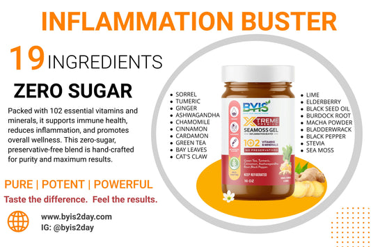 BYIS Inflammation Buster Sea Moss Gel