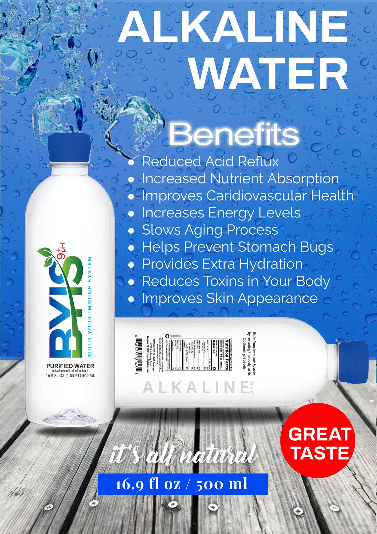 BYIS Alkaline Water (12 PK)