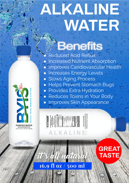 BYIS Alkaline Water 12-Pack